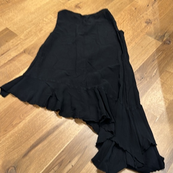 Cotton Ways Women’s Slanted Bottom Top Black Size 1/Small - Picture 3 of 3